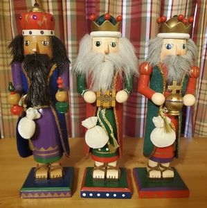 3 wise men nutcracker set